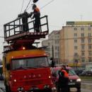 Repair of the trolley-bus traction in Gdynia